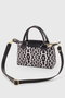 Zoozie Bags Bolso de Hombro Leopardo y Negro